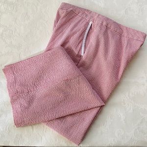 Liz Claiborne Striped Searsucker Pocket Summer Pants Size 8P